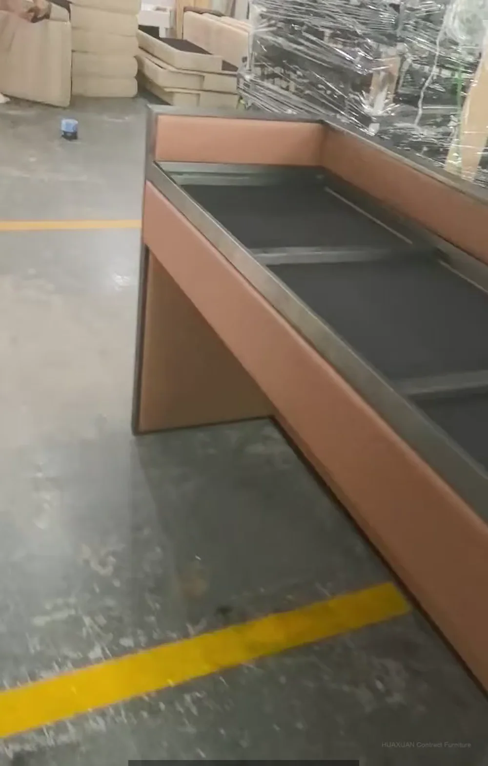 Sofa bed frame and structure reference for furniture quality control